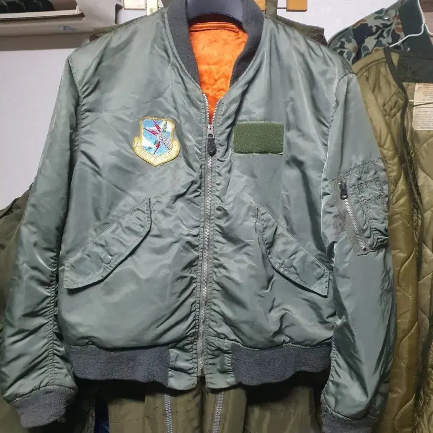 [BUNJANG] US Military Original L-2B Flight Jacket Large Greenbrier 1976 / 미군 오리지널 l-2b  large