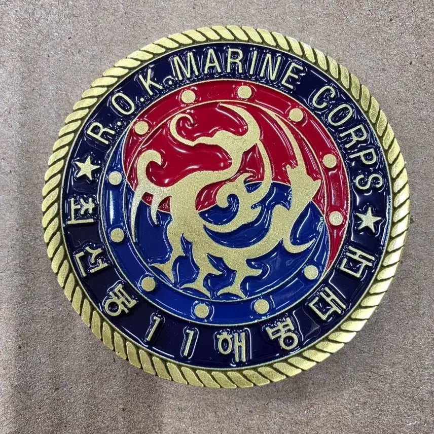 [BUNJANG] Marine Corps 11th Battalion Commemorative Coin / 해병대11대대 기념코인 군대코인 부대코인