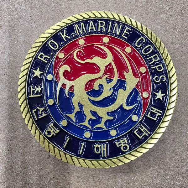 [BUNJANG] Marine Corps 11th Battalion Commemorative Coin / 해병대11대대 기념코인 군대코인 부대코인
