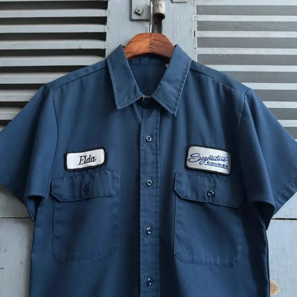 [BUNJANG] 1990s USA Vintage Patch Pocket Work Shirt / [S]90's USA 빈티지 패치 포켓 워크셔츠