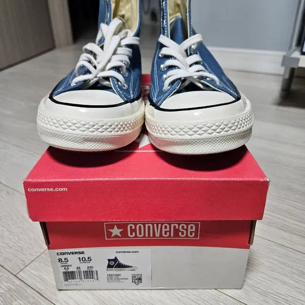 [BUNJANG] Converse Chuck Taylor 70 Hi Blue Coast / 컨버스 척테일러70 하이 블루 코스트 270