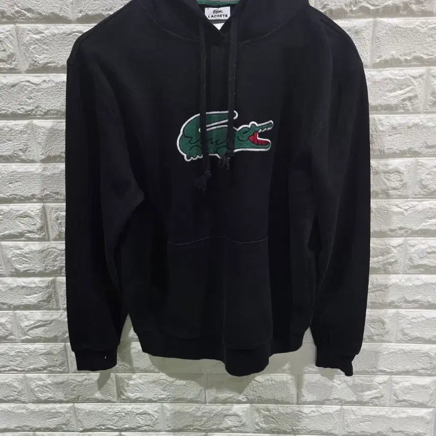 [BUNJANG] Lacoste Black Hoodie / 라코스테 후드티 블랙