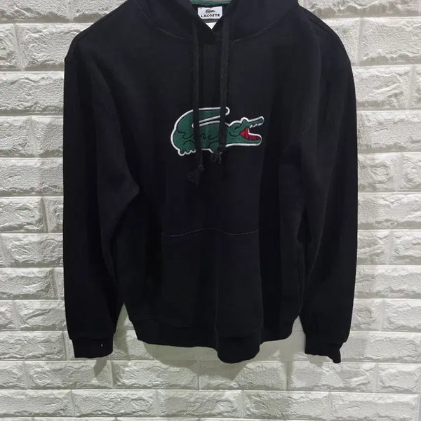 [BUNJANG] Lacoste Black Hoodie / 라코스테 후드티 블랙