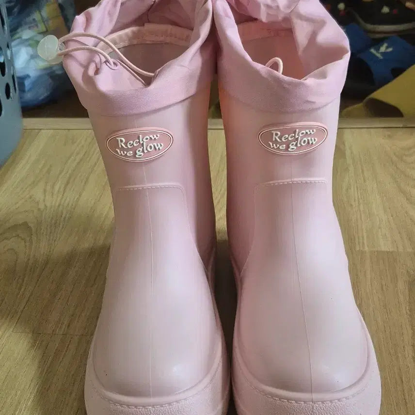 [BUNJANG] Reclow We Glow Pink Rain Boots (230) / Reclow we glow  장화 핑크