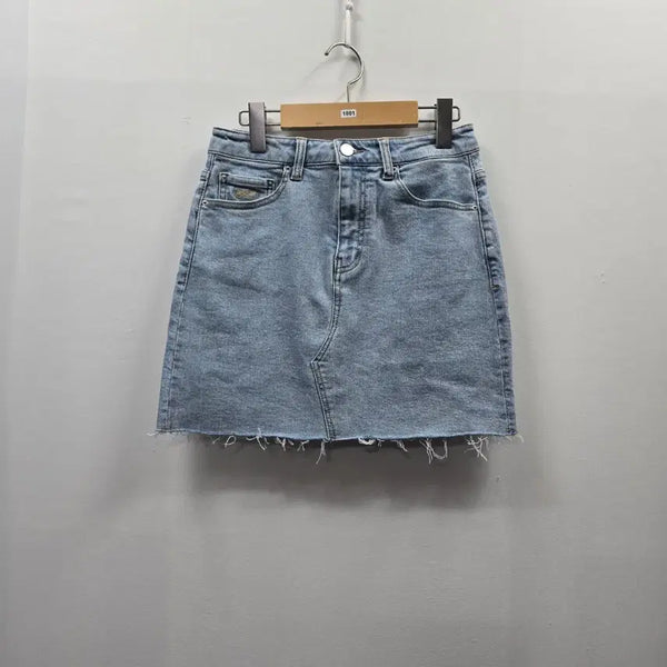 [BUNJANG] Denim Span Skirt / 1801[ plac]청 데님 스판 스커트