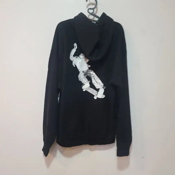 [BUNJANG] thisisneverthat Black Skateboard Graphic Hoodie / 디스이즈네버댓 블랙 스케이트보드 그래픽 후드티