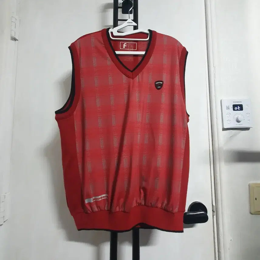 [BUNJANG] Phantom Golf Vest Men's Red L (100) / 팬텀 골프조끼 남성 L 100 레드