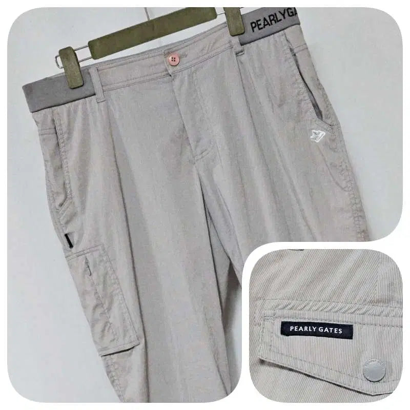 [BUNJANG] Pearly Gates Functional Golf Pants Grey Waist 88 / 파리게이츠 기능성 골프 팬츠 허리88