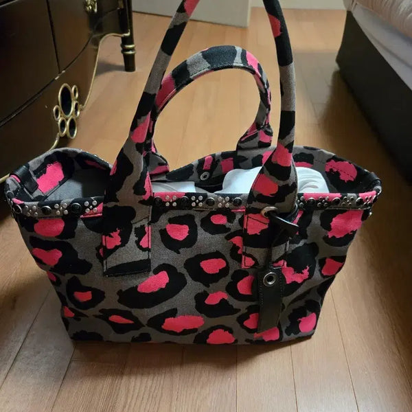 [BUNJANG] Marc Jacobs Leopard Print Tote Bag / 마크제이콥스  레오파드 패턴 토트백