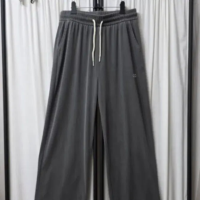 [BUNJANG] ALO Logo Wide Banding Pants / 알로 로고 와이드 밴딩 팬츠