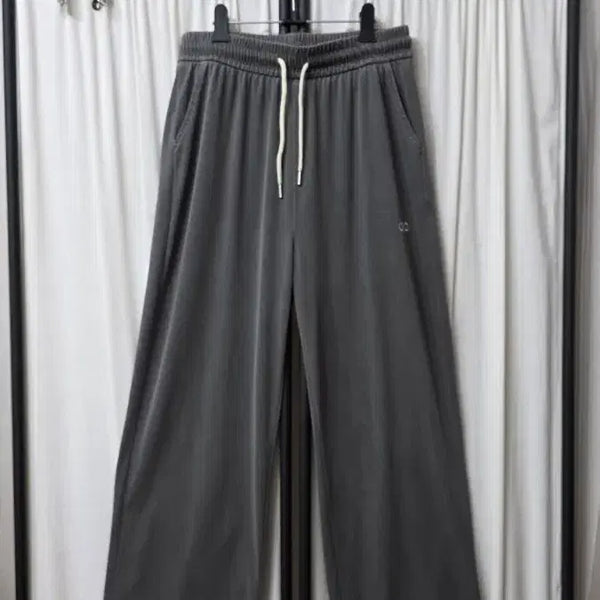 [BUNJANG] ALO Logo Wide Banding Pants / 알로 로고 와이드 밴딩 팬츠