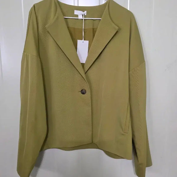 [BUNJANG] COS Cotton Jacket Olive Green / COS 코스 자켓 올리브 그린