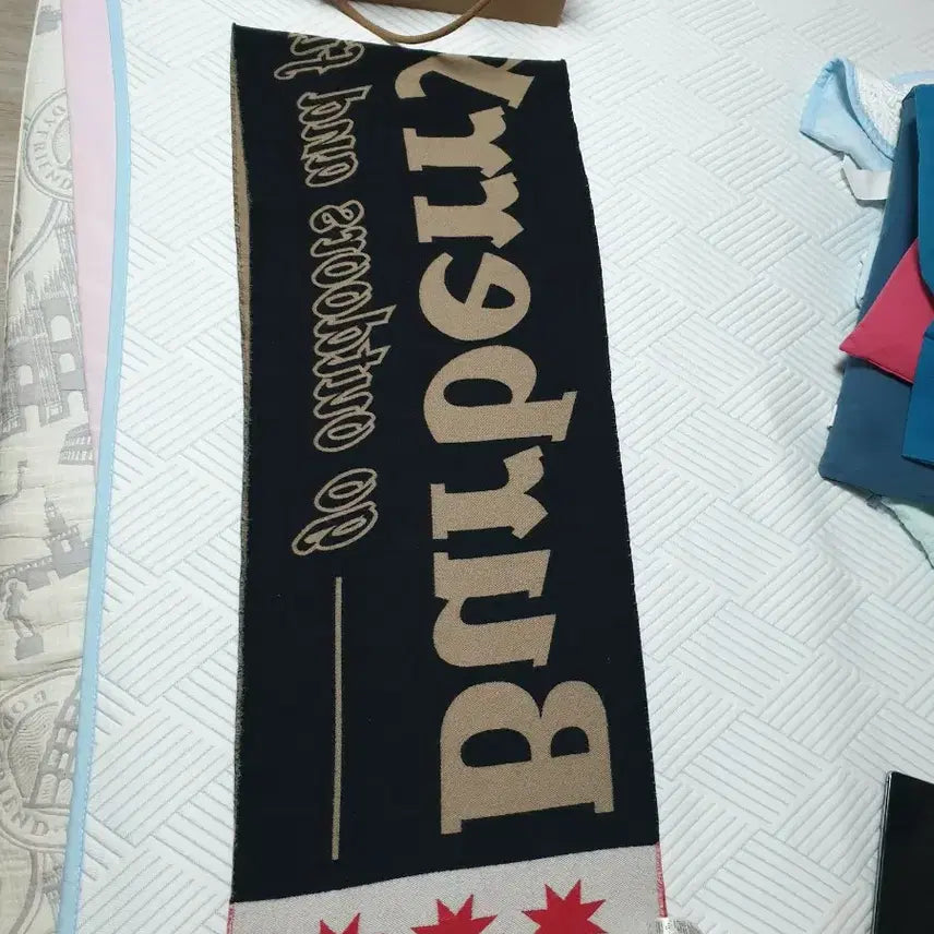 [BUNJANG] Burberry Check Wool Scarf / 버버리 머플러 블랙 베이지