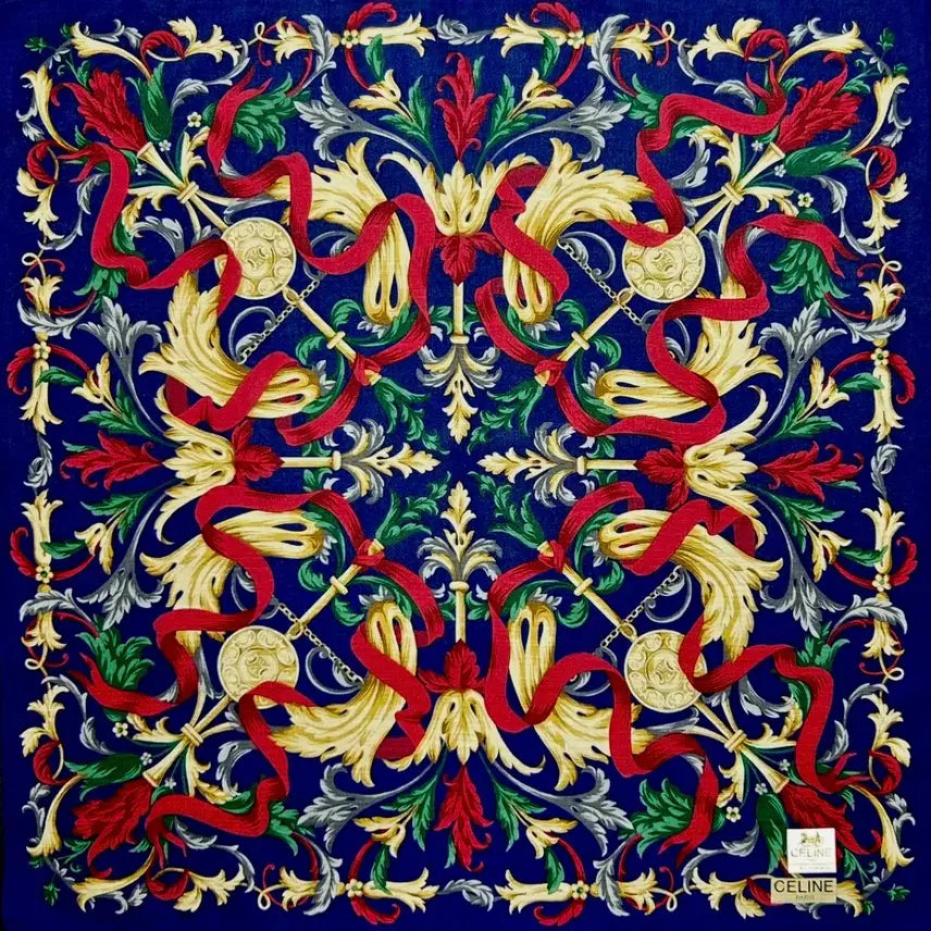 [BUNJANG] Celine Petit Scarf Cotton / 셀린느 손수건  쁘띠 스카프