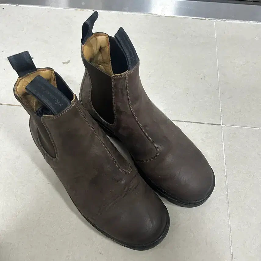 [BUNJANG] GURUDAS Chelsea 02 Brown Leather Boots / 그라더스 첼시02 270 브라운