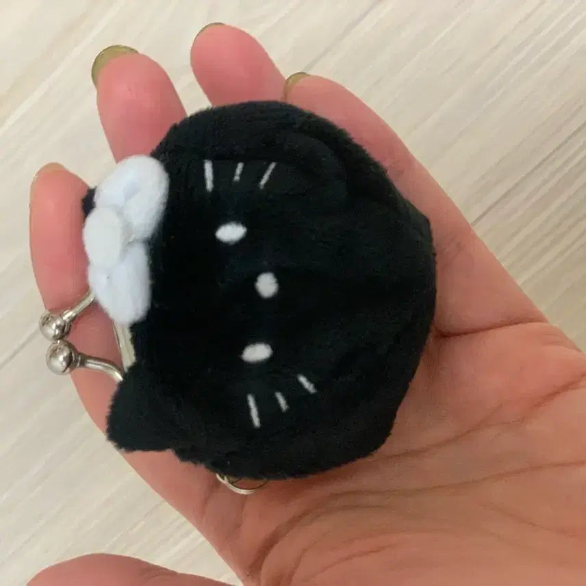[BUNJANG] Black Kitty Mini Coin Pouch Keychain / 블랙키티 미니 동전지갑