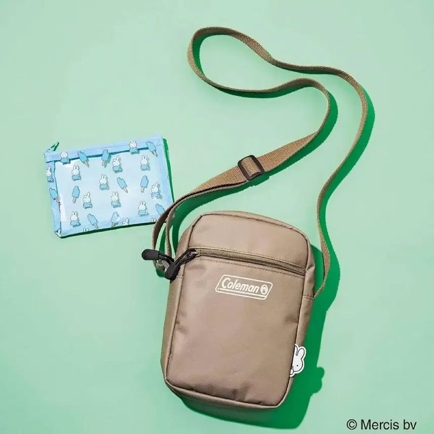 [BUNJANG] Miffy & Coleman Collaboration Shoulder Bag & Clear Pouch / 미피&콜맨 콜라보 숄더백&클리어 파우치