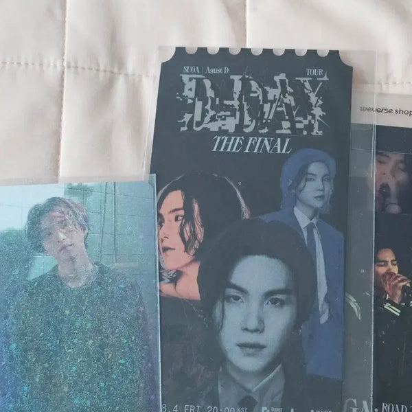[BUNJANG] Suga D-Daycon D-Facecon Amazon Photocard Ticket / 슈가 디데이콘 디파콘 아미존 포카 티켓