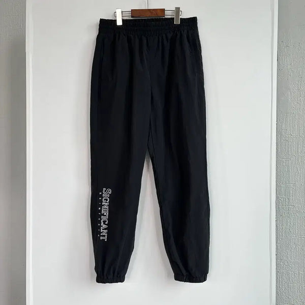 [BUNJANG] Frank Stone Nylon Black Jogger Pants / Frank stone 나일론 블랙 조거팬츠