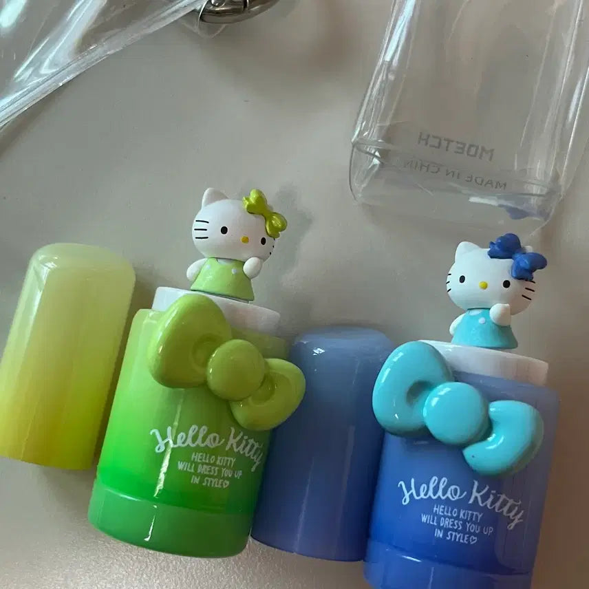 [BUNJANG] Hello Kitty Lipstick Figure Glossy Transparent Lip Case / 키티 립스틱 피규어 유광 투명 립케이스