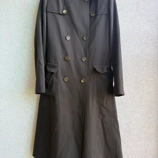 [BUNJANG] MINE Classic Long Trench Coat / [MINE] 마인 롱 트렌치코트