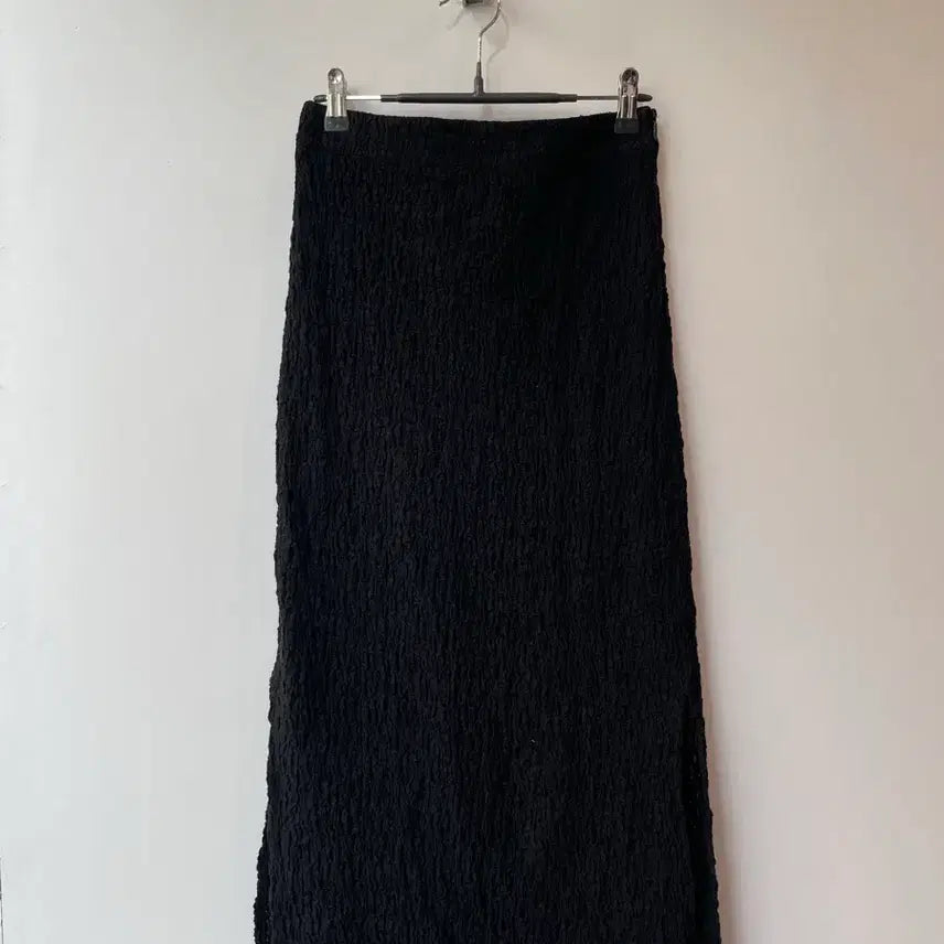 [BUNJANG] Theilma Black Shirring Long Skirt Size S / 더일마 블랙 셔링 롱 스커트 S