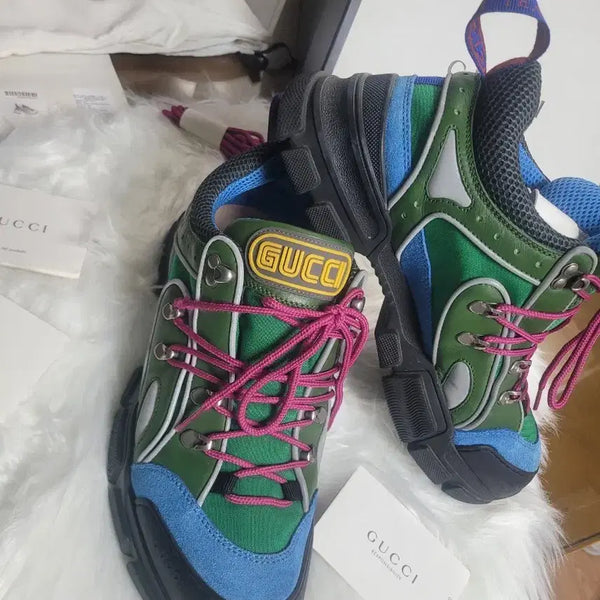 [BUNJANG] Gucci Flash Track Multicolor Sneakers Size 8 (US 9.5-10) / [새상품급] 구찌 플래시 트랙 멀티컬러 사이즈8 국내사이즈270