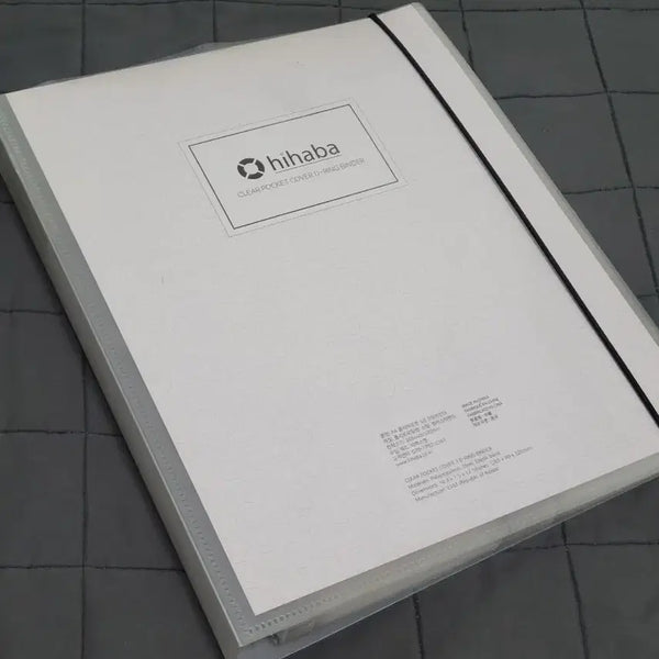 [BUNJANG] A4 3-Ring Binder Photocard Holder / 3공 포카 A4 바인더 북