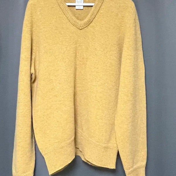 [BUNJANG] Lemaire Seamless V-Neck Sweater Buttermilk / [M]르메르 심리스 브이넥 스웨터 버터밀크