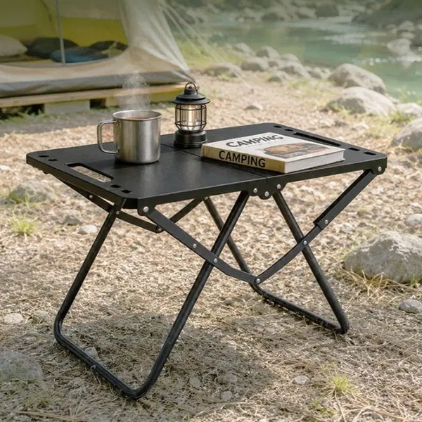 [BUNJANG] Black Folding Camping Table / 블랙 접이식 캠핑 테이블