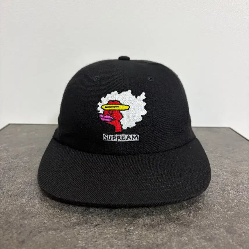 [BUNJANG] Supreme 6-Panel Gons Black Cap / 슈프림 6패널 볼캡 모자 곤즈 블랙