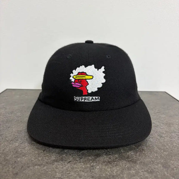 [BUNJANG] Supreme 6-Panel Gons Black Cap / 슈프림 6패널 볼캡 모자 곤즈 블랙