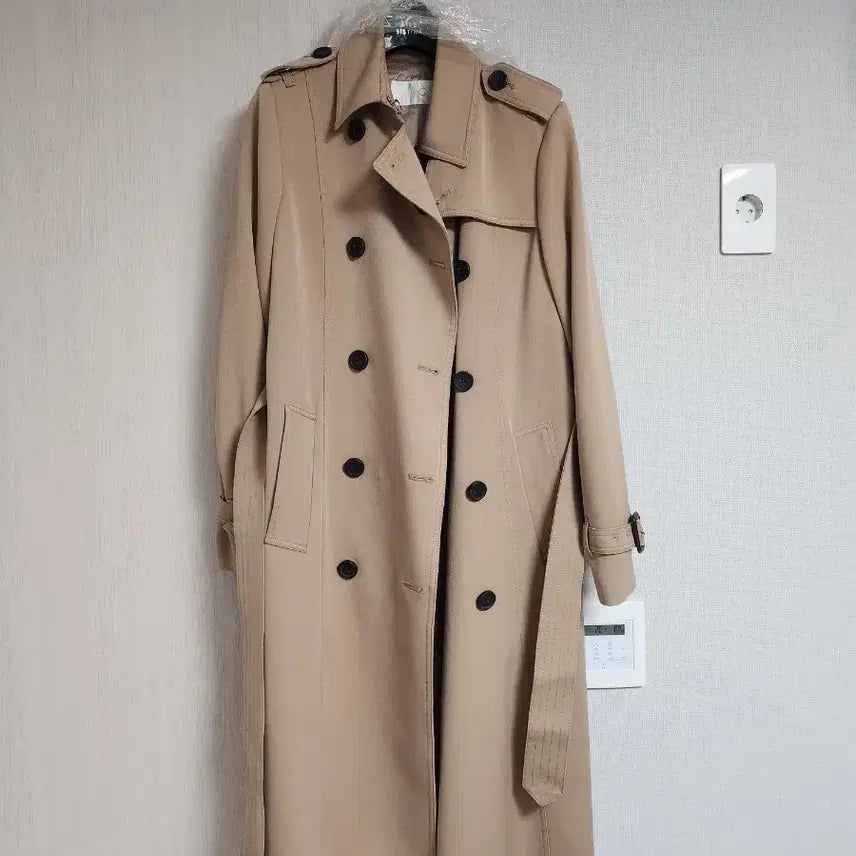 [BUNJANG] ENC Beige Trench Coat / ENC 베이지 트렌치코트.새상품