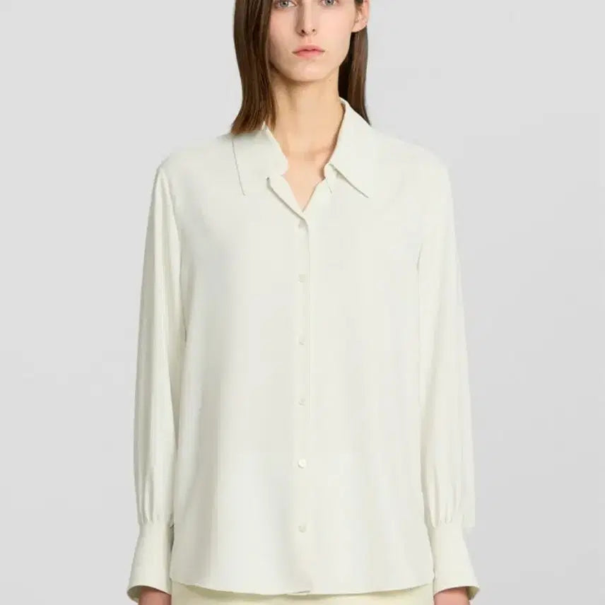 [BUNJANG] SHESMISS Soft Basic Shirt Ivory / SHESMISS 쉬즈미스 소프트 베이직 셔츠_SWWSTP11030 아이보리 55
