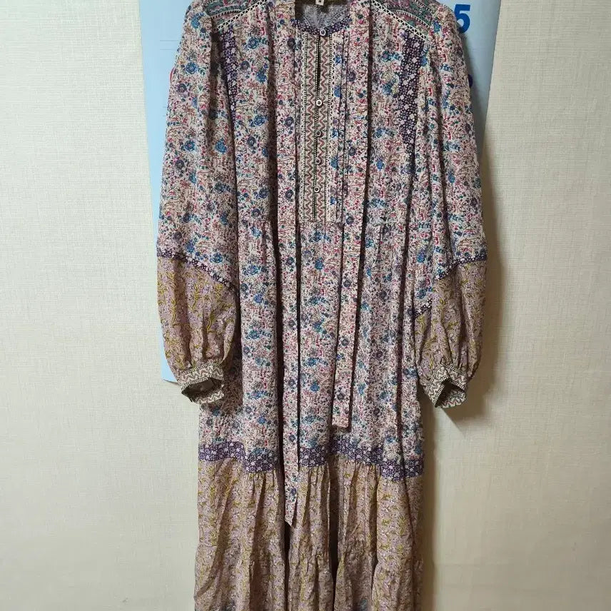 [BUNJANG] Vanessa Bruno Athe Silk Floral Pattern Long Dress / 바네사브루노아떼실크원피스