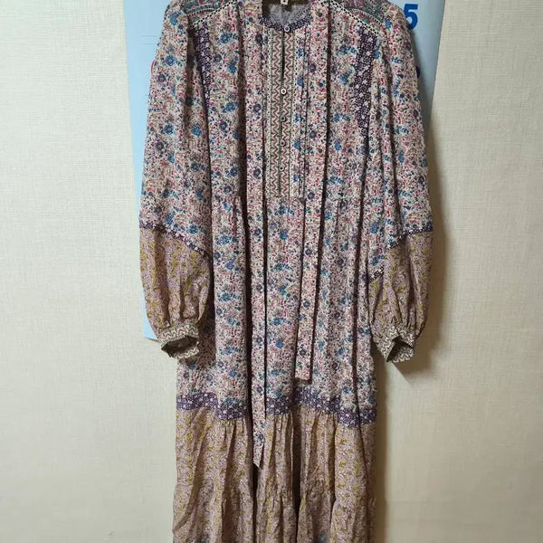 [BUNJANG] Vanessa Bruno Athe Silk Floral Pattern Long Dress / 바네사브루노아떼실크원피스