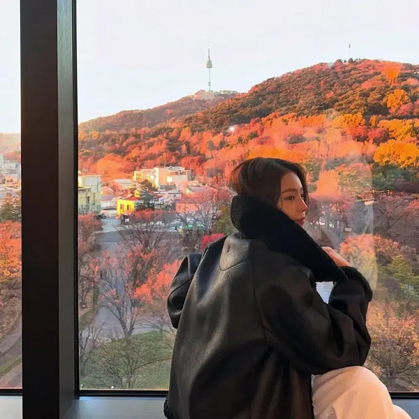 [BUNJANG] CEECI Reversible Mustang Jacket Black / CEECI 씨에씨 리버시블 무스탕 블랙
