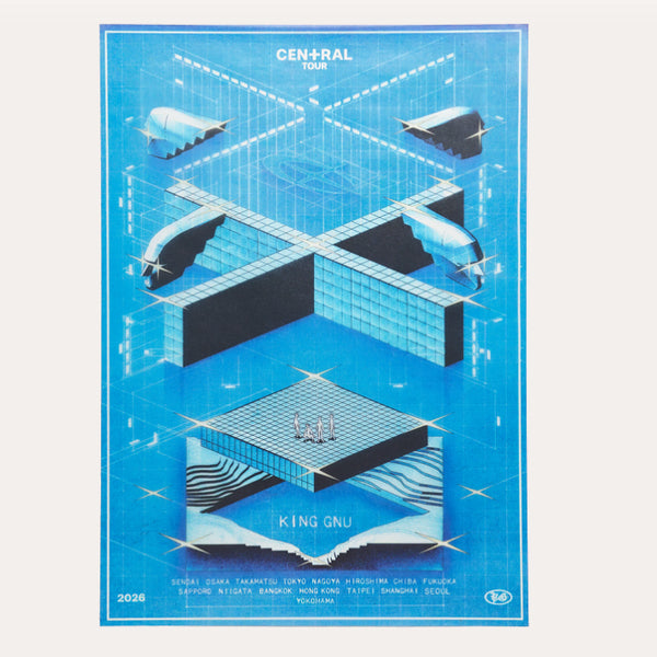 [BUNJANG] King Gnu CEN+RAL Tour 2026 Poster B2 / 킹누 센트럴 포스터 King Gnu CEN+RAL Tour 2026
