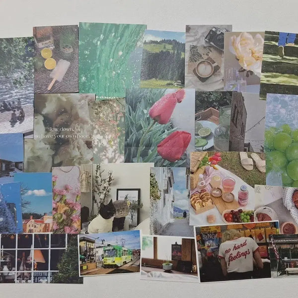 [BUNJANG] Vintage Aesthetic Stickers Bundle Set / 감성 인스 일괄