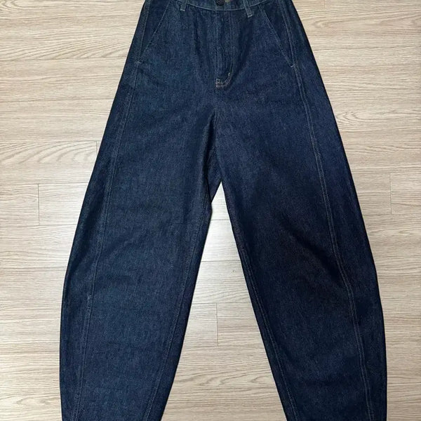[BUNJANG] ARKET Barrel Leg Jeans Dark Blue / 아르켓 배럴 레그 진 다크 블루