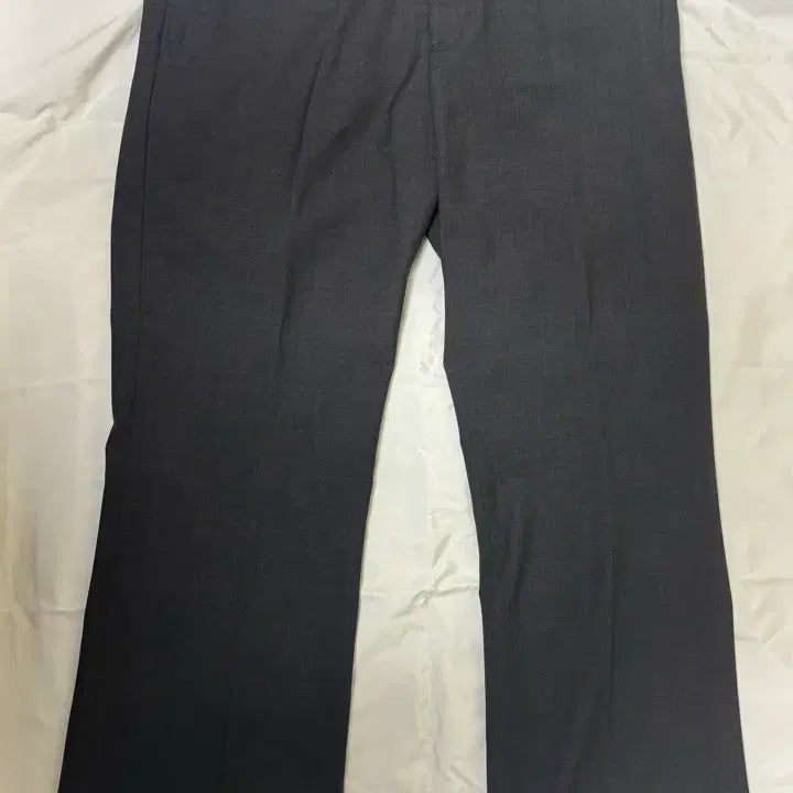 [BUNJANG] Front deap Flare Trousers Charcoal Size 0 / [0]프론트댑 플레어 트라우저 차콜 새상품