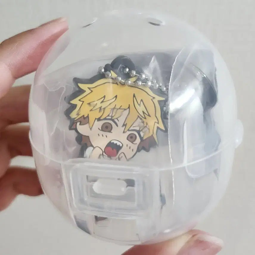 [BUNJANG] Chainsaw Man Denji Rubber Strap Keychain / 체인소맨 러버스트랩 덴지 키링 가챠