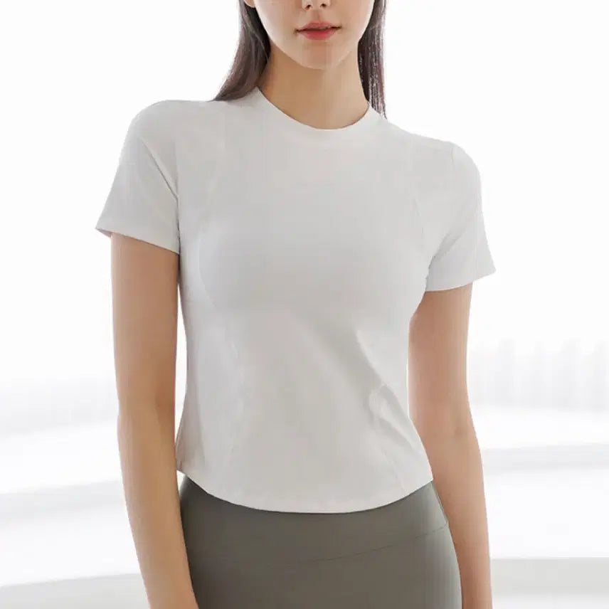 [BUNJANG] Skullpig Real Fresh Slim Line T-Shirt / 스컬피그 리얼프레쉬 슬림 라인 티셔츠 반팔 화이트