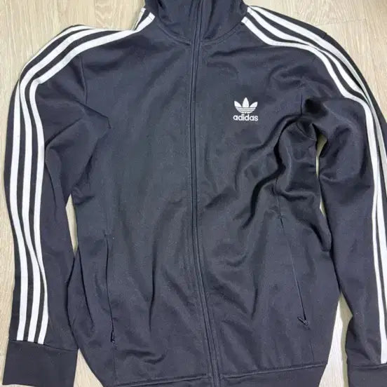 [BUNJANG] Adidas Tracktop Jersey Black / 아디다스 트랙탑 져지 블랙