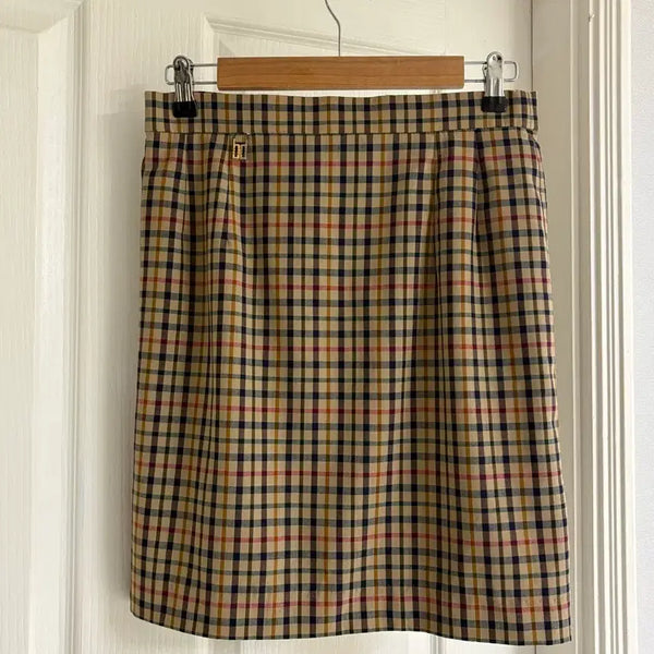[BUNJANG] Daks Checkered Skirt Vintage / 닥스 체크스커트 DASK 빈티지스커트