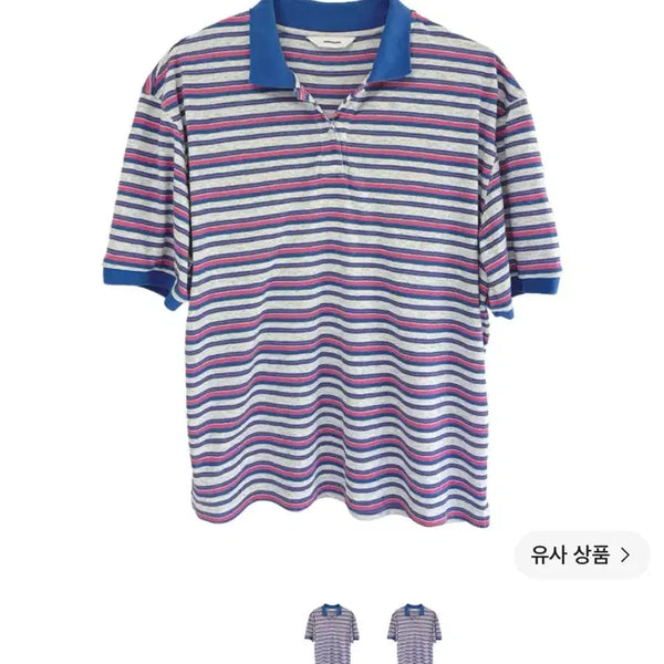 [BUNJANG] Nonnode Summer Polo Shirt Multi Stripe / [2] 논노드 섬머 폴로 셔츠 멀티 스트라이프