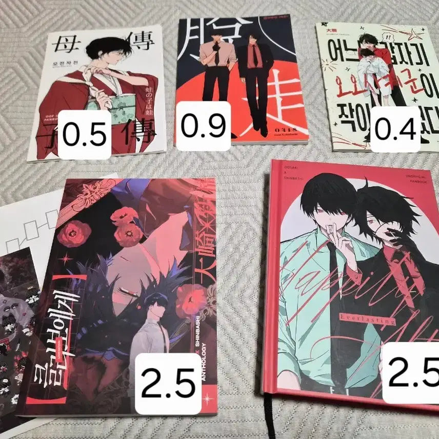 [BUNJANG] Eoeo, Eoshin, Eosiz Anthology Fanbook Bundle Set / 오오에 오오신 오오시즈 앤솔 회지