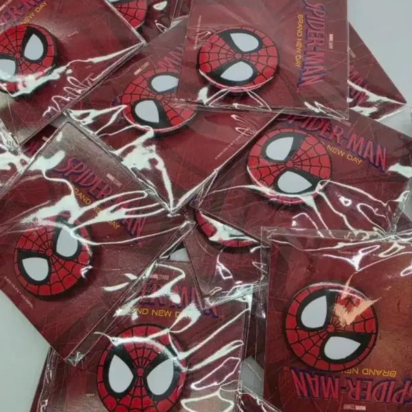 [BUNJANG] Spider-Man Face Badge Set (2 Pieces) / 스파이더맨 뱃지 2개 세트