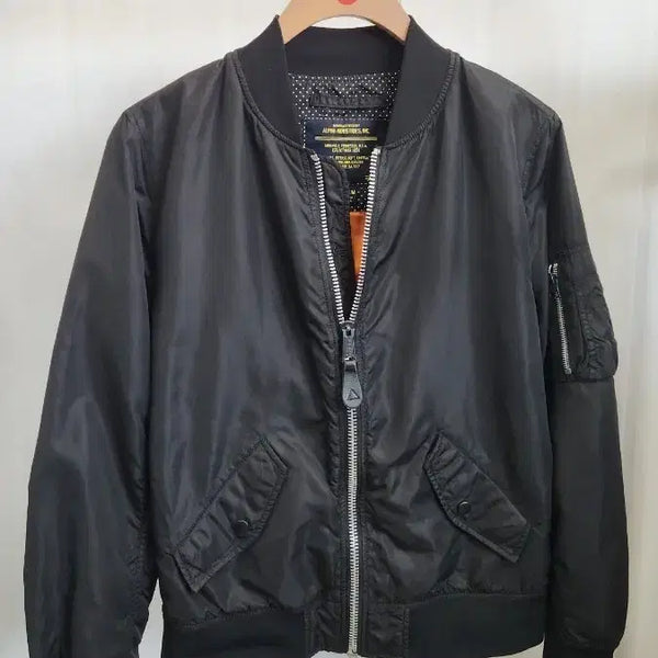 [BUNJANG] Alpha Industries MA-1 Flight Bomber Jacket Black / 알파인더스트리 MA-1 플라이트 봄버 간절기 자켓 블랙 100사이즈