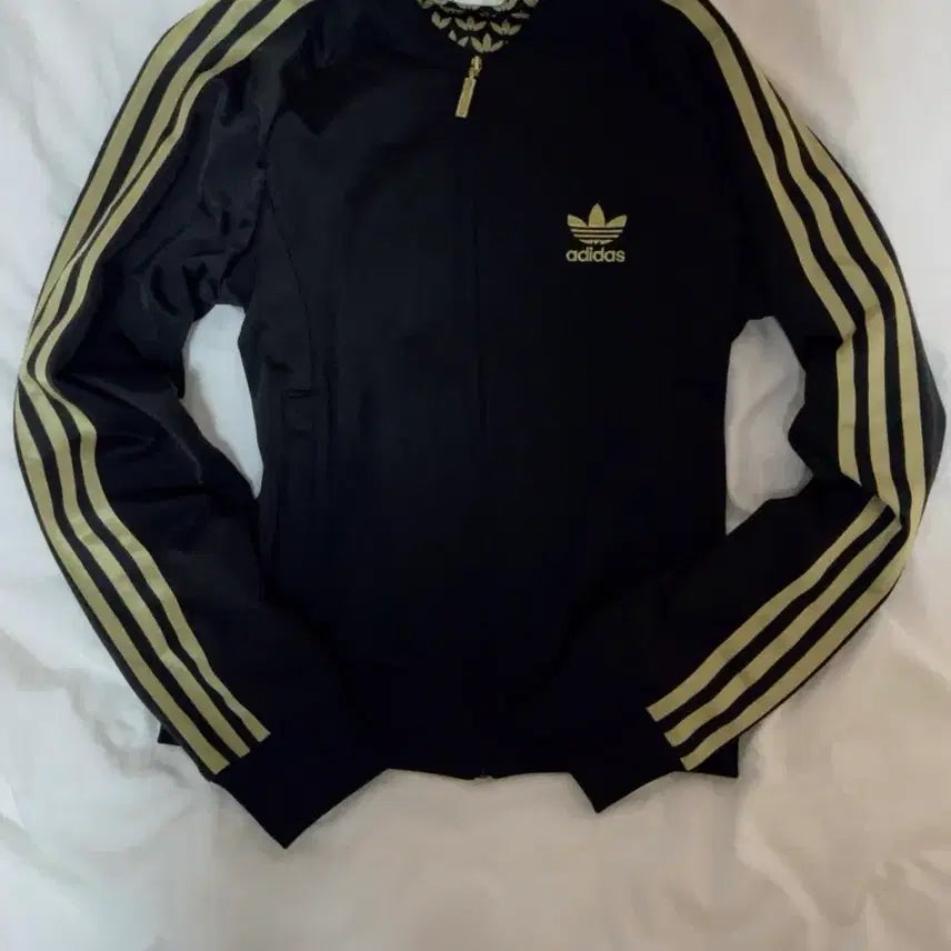 [BUNJANG] Adidas Black Gold Track Jacket / 아디다스 블랙 골드 흑금 져지